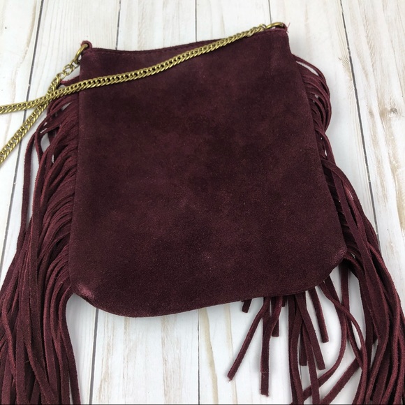 NWT Ecoté Urban Outfitters Leather Fringe Bag - Picture 2 of 5